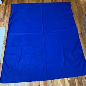 Blue fleece material